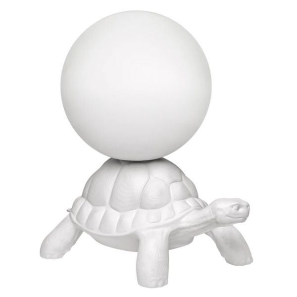 Qeeboo - Turtle Carry Lamp - Bianco - Lampada Qeeboo by Marcantonio - Illuminazione - Casa