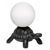 Qeeboo - Turtle Carry Lamp - Nero - Lampada Qeeboo by Marcantonio - Illuminazione - Casa