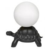 Qeeboo - Turtle Carry Lamp - Black - Qeeboo Lamp by Marcantonio - Lighting - Home