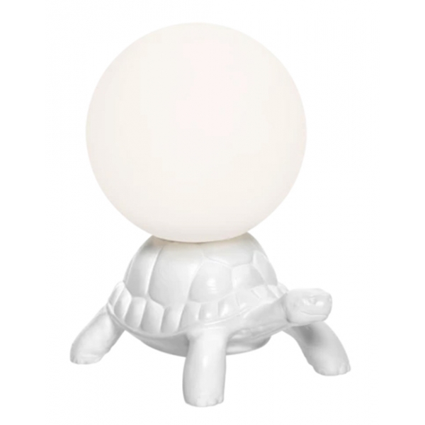 Qeeboo - Turtle Carry XS Lamp - Bianco - Lampada Qeeboo by Marcantonio - Illuminazione - Casa