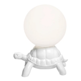 Qeeboo - Turtle Carry XS Lamp - Bianco - Lampada Qeeboo by Marcantonio - Illuminazione - Casa