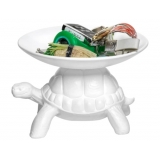 Qeeboo - Turtle Carry XS Pocket Emptier - Bianco - Svuotatasche Qeeboo by Marcantonio - Arredo - Casa