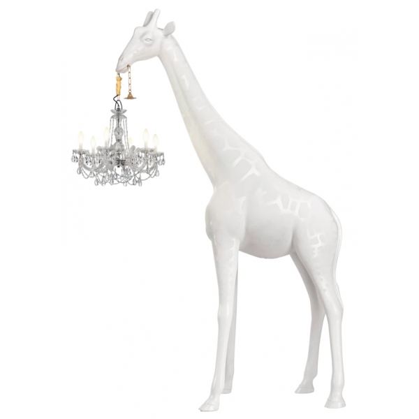 Qeeboo - Giraffe in Love M Outdoor - Bianco - Lampadario Qeeboo by Marcantonio - Illuminazione - Casa
