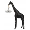 Qeeboo - Giraffe in Love M Outdoor - Nero - Lampadario Qeeboo by Marcantonio - Illuminazione - Casa