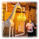 Qeeboo - Giraffe in Love M Outdoor - Black - Qeeboo Chandelier by Marcantonio - Lighting - Home