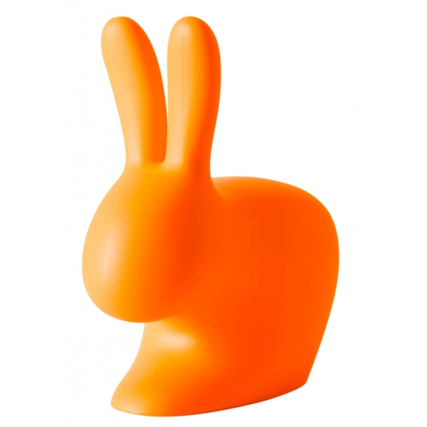Qeeboo - Rabbit Chair - Arancione Brillante  - Sedia Qeeboo by Stefano Giovannoni - Arredo - Casa