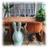 Qeeboo - Rabbit Chair - Arancione Brillante  - Sedia Qeeboo by Stefano Giovannoni - Arredo - Casa