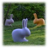 Qeeboo - Rabbit Chair Baby - Arancione Brillante  - Sedia Qeeboo by Stefano Giovannoni - Arredo - Casa