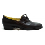 Nicolao Atelier - Shoe '700 - Man Black Color with Laces - Shoe - Made in Italy - Luxury Exclusive Collection