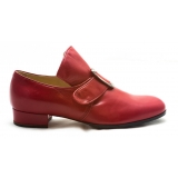 Nicolao Atelier - Shoe '700 - Man Red Color - Shoe - Made in Italy - Luxury Exclusive Collection