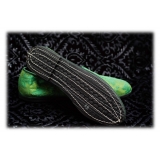 Nicolao Atelier - Furlana Venezia Silk Damask Slipper - Green - Shoe - Made in Italy - Luxury Exclusive Collection