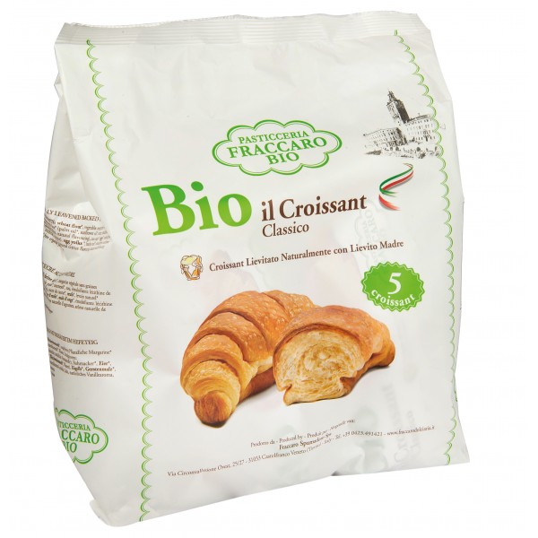 Pasticceria Fraccaro - Croissant Classico Bio Senza Olio di Palma - Croissant Bio - Fraccaro Spumadoro