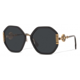 Versace - Occhiale da Sole Medusa Polis - Nero - Occhiali da Sole - Versace Eyewear