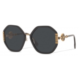 Versace - Occhiale da Sole Polis Additional Fit - Nero - Occhiali da Sole - Versace Eyewear