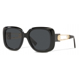 Versace - Occhiale da Sole Safety Pin - Nero - Occhiali da Sole - Versace Eyewear