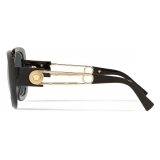 Versace - Occhiale da Sole Safety Pin - Nero - Occhiali da Sole - Versace Eyewear