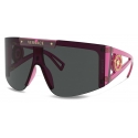 Versace - Occhiale da Sole Shield Medusa Icon - Rosa - Occhiali da Sole - Versace Eyewear