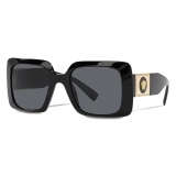 Versace - Occhiale da Sole Squadrati Medusa Stud - Nero - Occhiali da Sole - Versace Eyewear