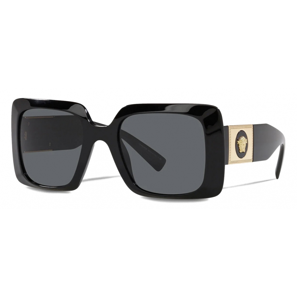 Versace - Sunglasses Square Medusa Stud - Black - Sunglasses - Versace ...