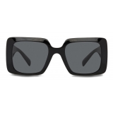 Versace - Occhiale da Sole Squadrati Medusa Stud - Nero - Occhiali da Sole - Versace Eyewear