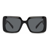 Versace - Sunglasses Square Medusa Stud - Black - Sunglasses - Versace Eyewear