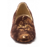 Nicolao Atelier - Calzatura Pantofola - Donna Colore Marrone - Calzatura - Made in Italy - Luxury Exclusive Collection