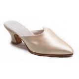 Nicolao Atelier - Sabot - Woman Color Cream - Shoe - Made in Italy - Luxury Exclusive Collection