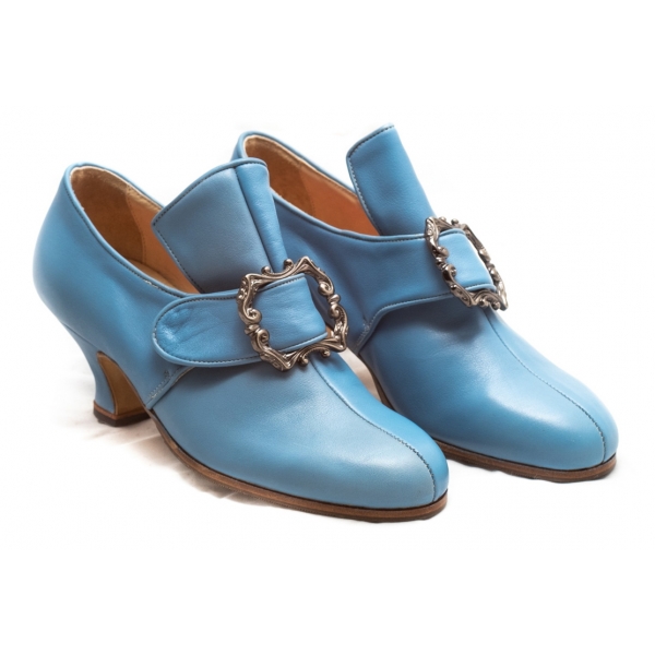 Nicolao Atelier - Shoe '700 - Woman Light Blue Color - Shoe - Made in Italy - Luxury Exclusive Collection
