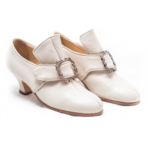 Nicolao Atelier - Shoe '700 - Woman Butter Color - Shoe - Made in Italy - Luxury Exclusive Collection