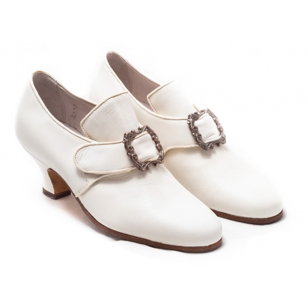 Nicolao Atelier - Shoe '700 - Woman Pearl Color - Shoe - Made in Italy - Luxury Exclusive Collection