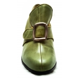 Nicolao Atelier - Calzatura ‘700 - Donna Colore Verde - Calzatura - Made in Italy - Luxury Exclusive Collection