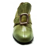 Nicolao Atelier - Shoe '700 - Woman Green Color - Shoe - Made in Italy - Luxury Exclusive Collection