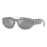 Versace - Occhiale da Sole Medusa Biggie - Argento - Occhiali da Sole - Versace Eyewear