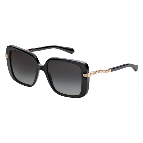 Bulgari - Serpenti - Viper Square Acetate Sunglasses - Black Gold - Serpenti Collection - Sunglasses - Bulgari Eyewear