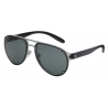 Bulgari - Occhiali da Sole Bvlgari Bvlgari con Montatura Aviatore in Metallo - Nero - Occhiali da Sole - Bulgari Eyewear