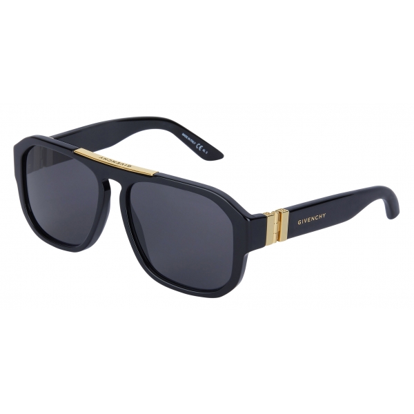 Givenchy - GV Hinge Sunglasses in Acetate - Black - Sunglasses - Givenchy Eyewear