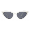 Stella McCartney - Occhiali da Sole Cat-Eye - Crema Lucido - Occhiali da Sole - Stella McCartney Eyewear