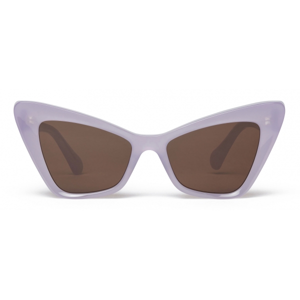 Stella McCartney - Cat-Eye Sunglasses - Shiny Lilac - Sunglasses - Stella McCartney Eyewear