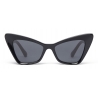 Stella McCartney - Cat-Eye Sunglasses - Shiny Black - Sunglasses - Stella McCartney Eyewear