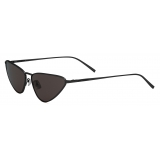 Yves Saint Laurent - SL 487 Sunglasses - Matte Black - Sunglasses - Saint Laurent Eyewear
