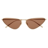 Yves Saint Laurent - SL 487 Sunglasses - Light Gold - Sunglasses - Saint Laurent Eyewear