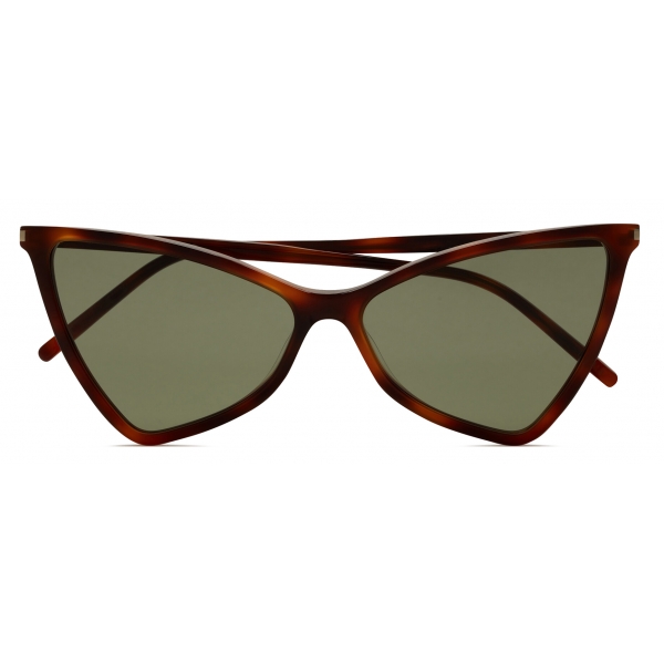 Yves Saint Laurent - SL 475 Jerry Thin Sunglasses - Medium Havana - Sunglasses - Saint Laurent Eyewear