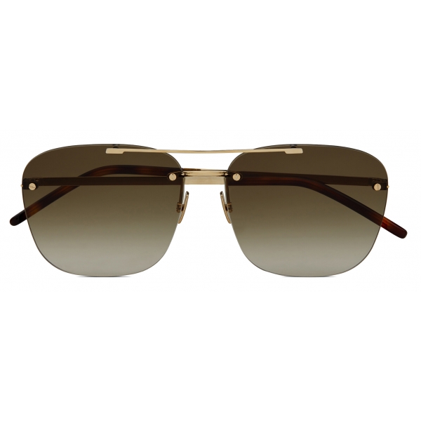 Yves Saint Laurent - SL 309 Rimless Sunglasses - Light Gold ...