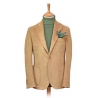 Fefè Napoli - Lagaga 'Camel Velvet Jacket - Jackets - Handmade in Italy - Luxury Exclusive Collection