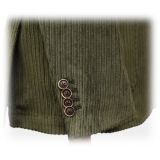 Fefè Napoli - Green Velvet Larocciatore Jacket - Jackets - Handmade in Italy - Luxury Exclusive Collection