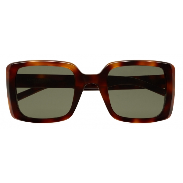 Yves Saint Laurent - SL 497 Sunglasses - Medium Havana - Sunglasses - Saint Laurent Eyewear