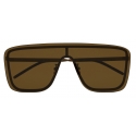 Yves Saint Laurent - Occhiali da Sole SL 364 Mask - Oro Antico - Saint Laurent Eyewear