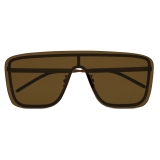 Yves Saint Laurent - SL 364 Mask Sunglasses - Antique Gold - Sunglasses - Saint Laurent Eyewear