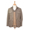 Fefè Napoli - Field Jacket Sahara Fango - Giacche - Handmade in Italy - Luxury Exclusive Collection