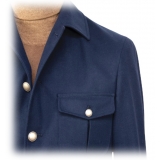 Fefè Napoli - Field Jacket Sahara Fango - Jackets - Handmade in Italy - Luxury Exclusive Collection